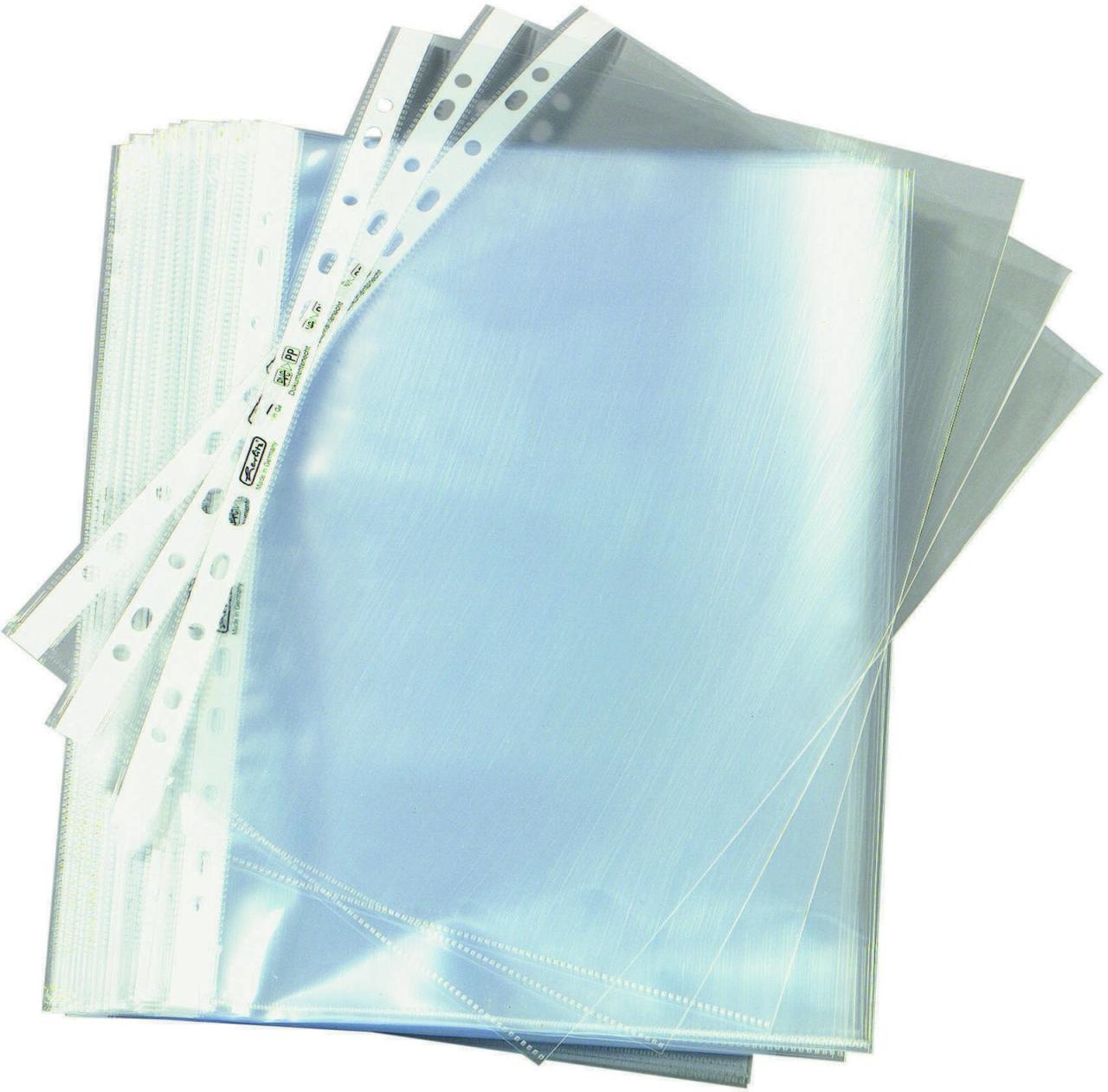 herlitz Prospekthüllen DIN A4 0.05 mm glasklar