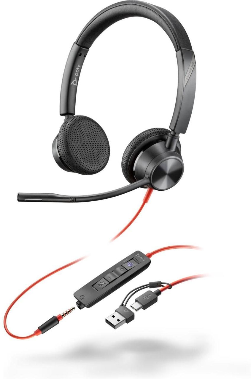 Poly Blackwire 3325 Stereo Headset