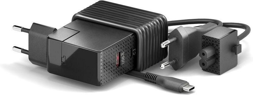 Vuelogic - USB-C & USB-A GaN Ladegerät - 3-Port - 100W PD - schwarz