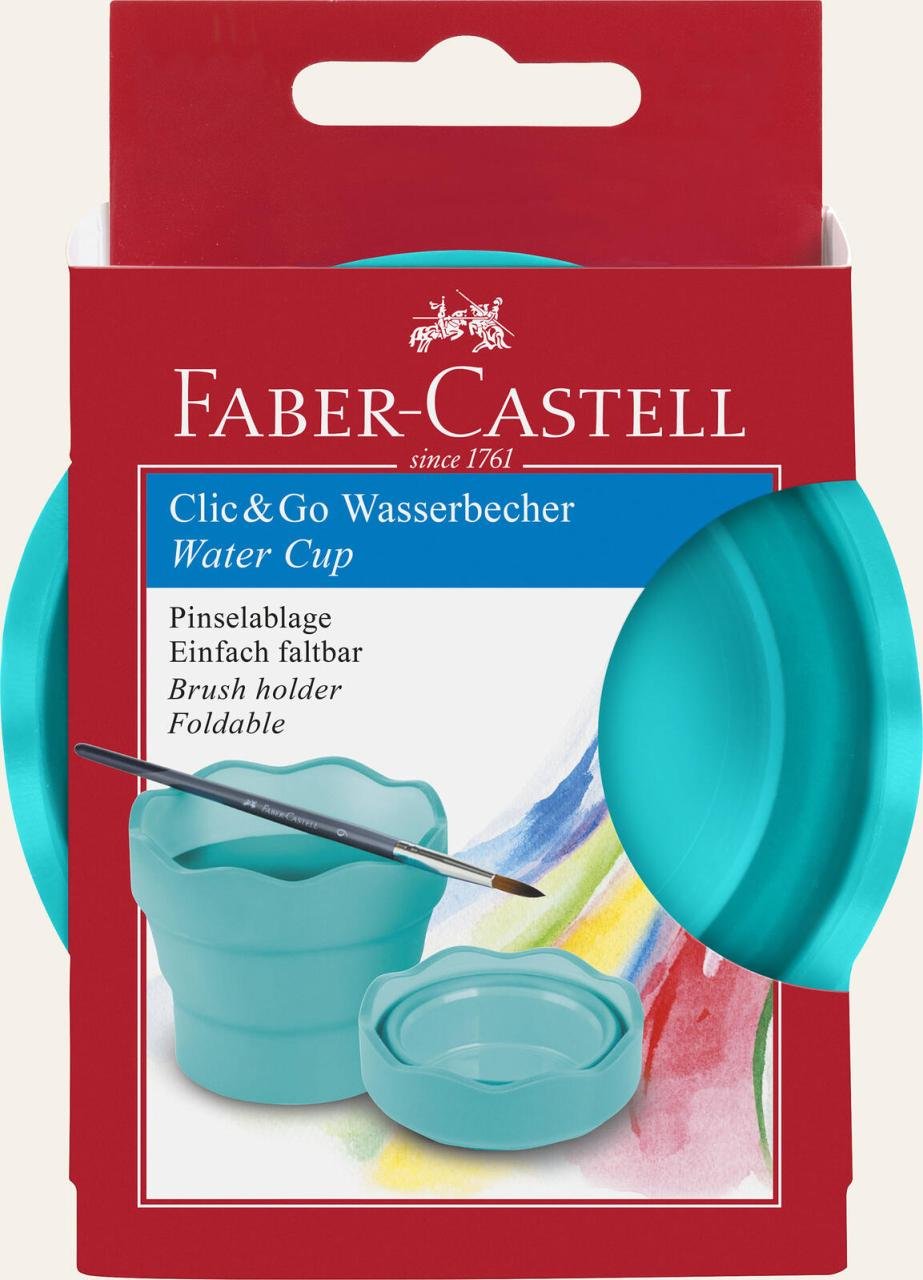 FABER-CASTELL Wasserbecher türkis