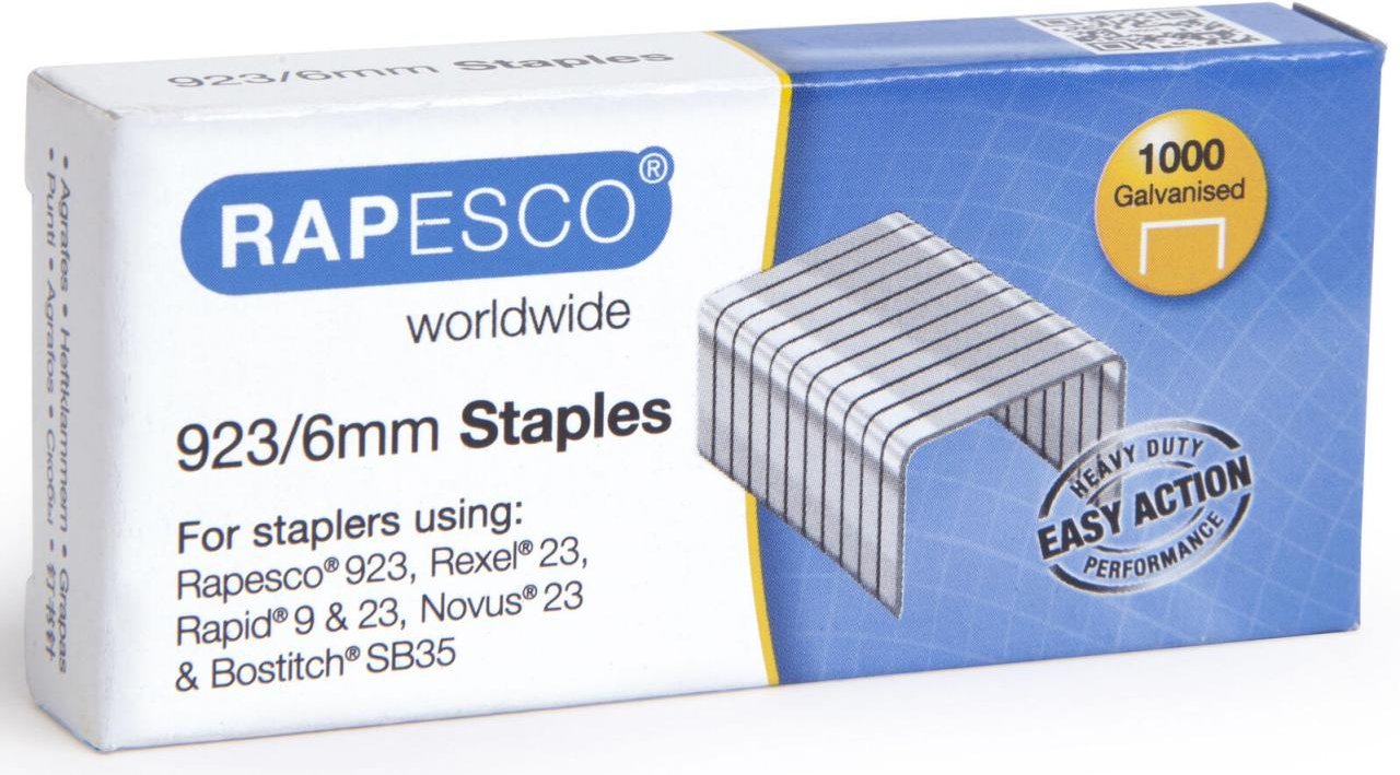 Thumbnail - RAPESCO® Heftklammern 12.5 mm 23/6