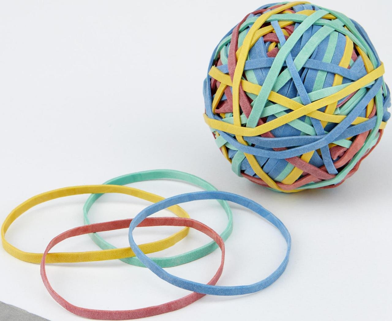 Thumbnail - WIHEDÜ Gummibänder 6 cm 100 g farbig