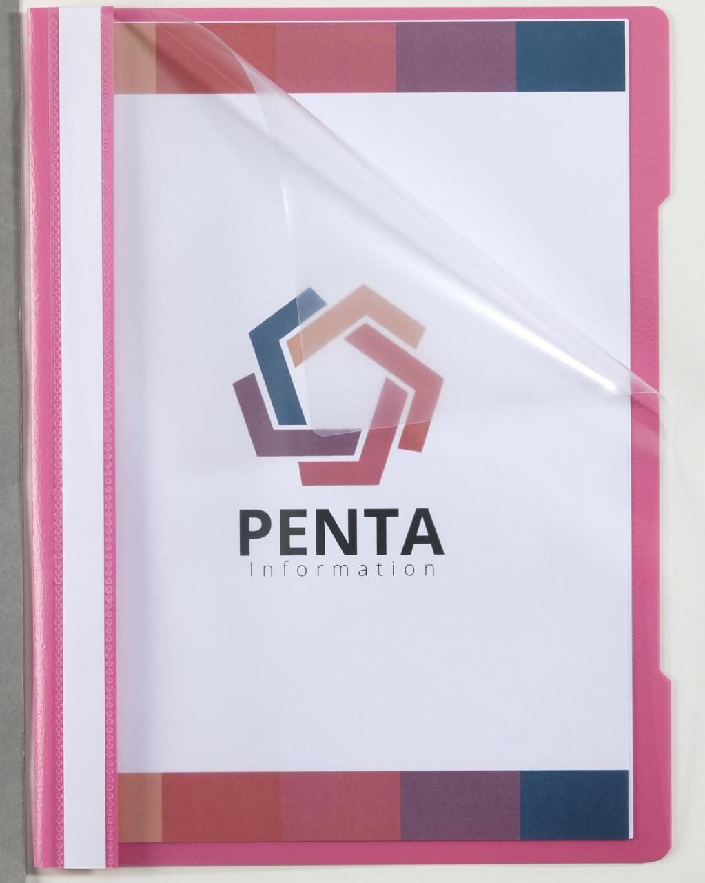 Schnellhefter DIN A4 PVC-Hartfolie rosa