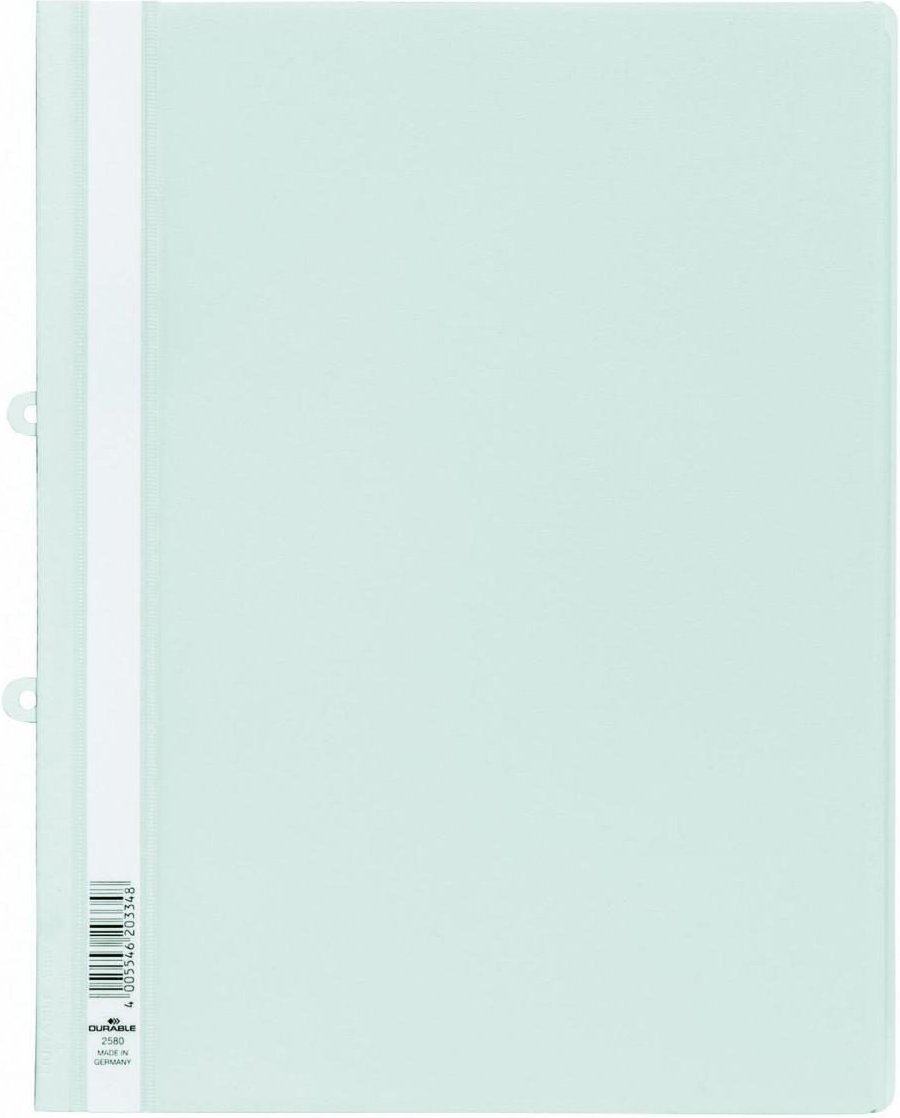DURABLE Schnellhefter DIN A4 überbreit PVC weiß