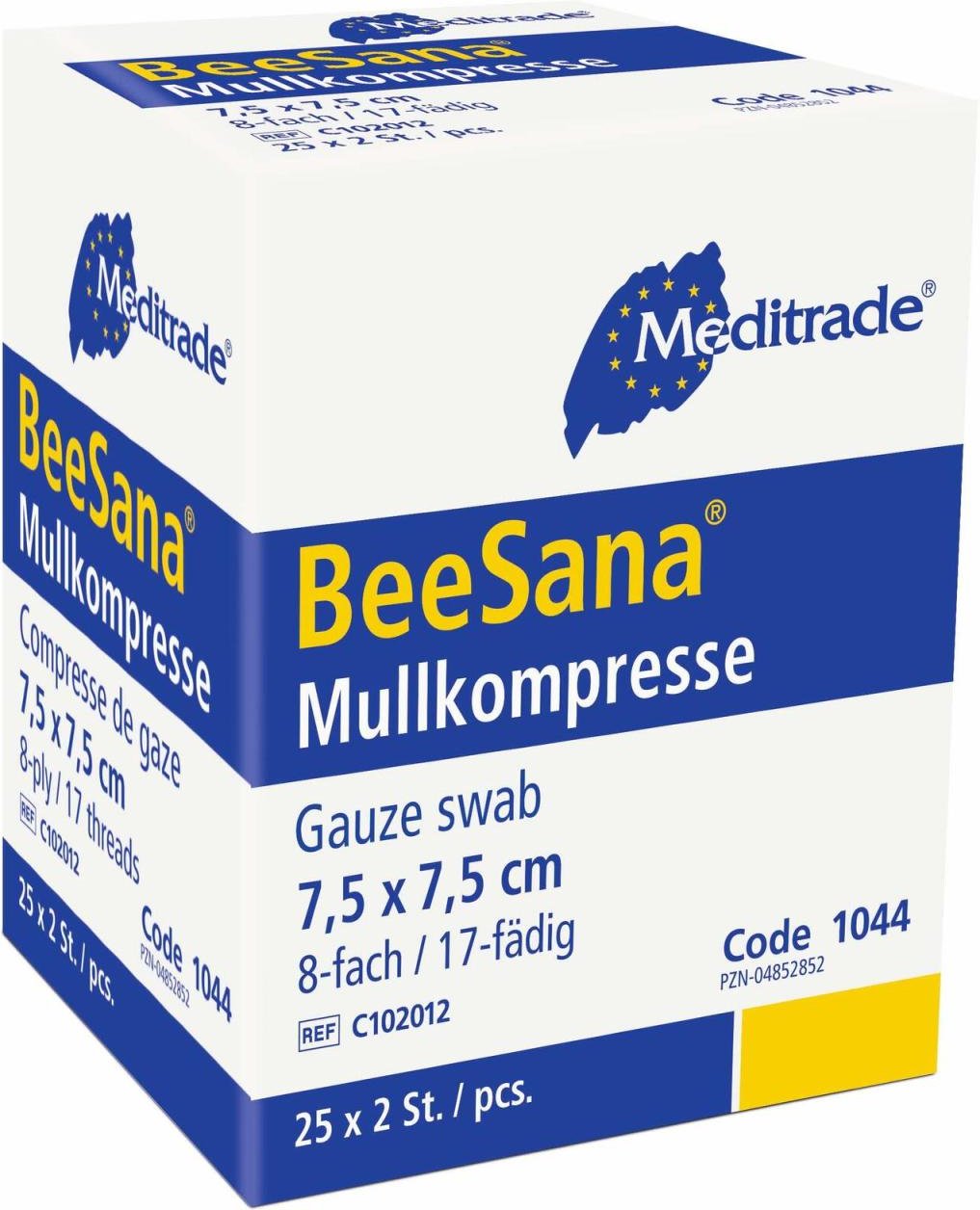 Meditrade® Mull-Kompressen BeeSana® 7.5 cm x 7.5 cm
