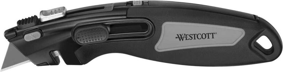 WESTCOTT Zinc Alloy Cuttermesser 18 mm schwarz, silber