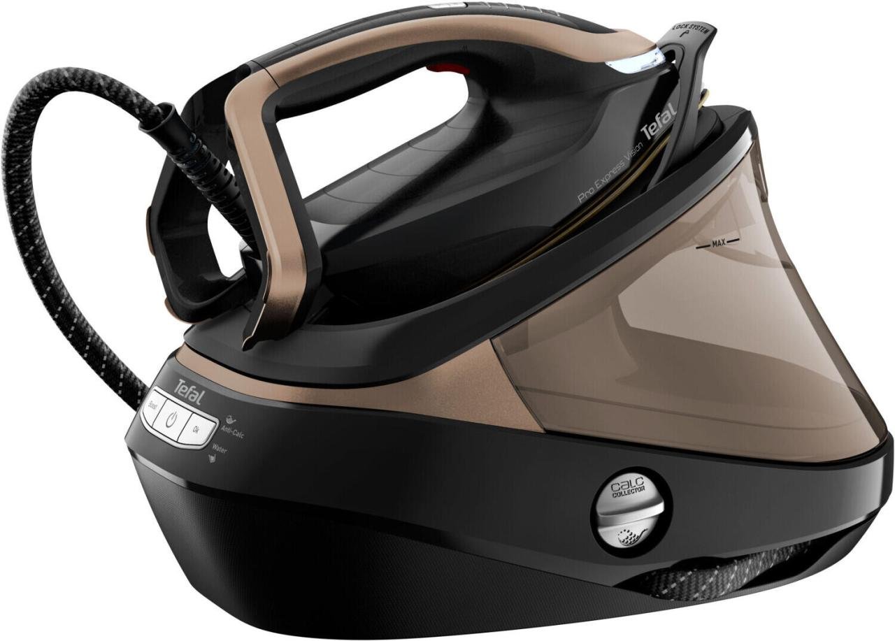 Tefal Pro Express Vision Dampfbügeleisen, schwarz/gold