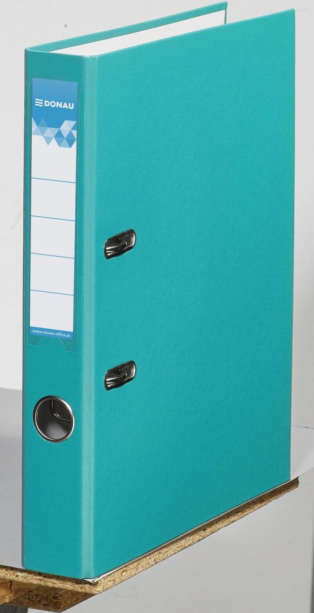 DONAU Ordner Rückenbreite 5 cm DIN A4 Karton türkis