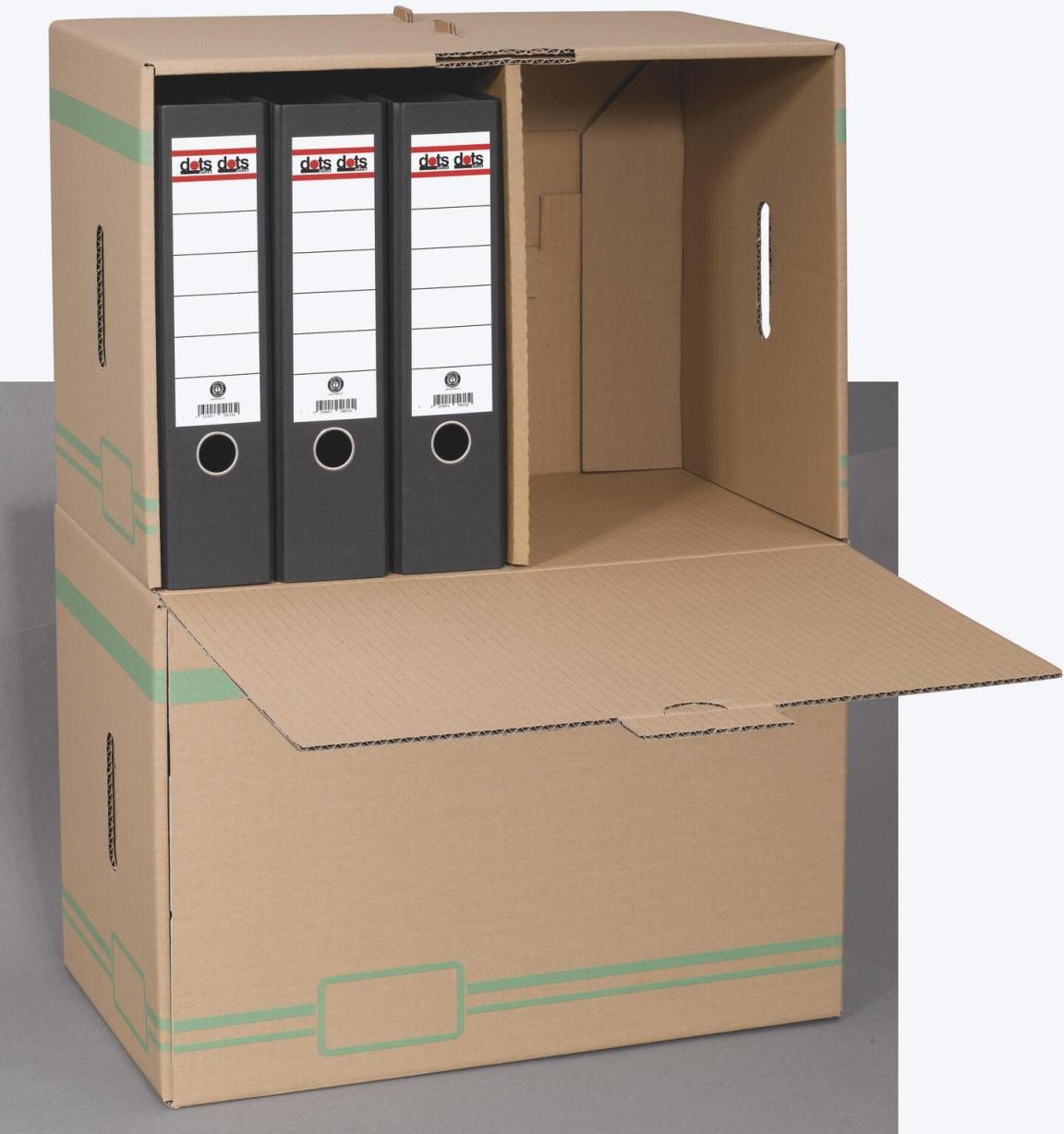 Cartonia Archivcontainer für Ordner 50,2 x 35,6 x 31,0 cm