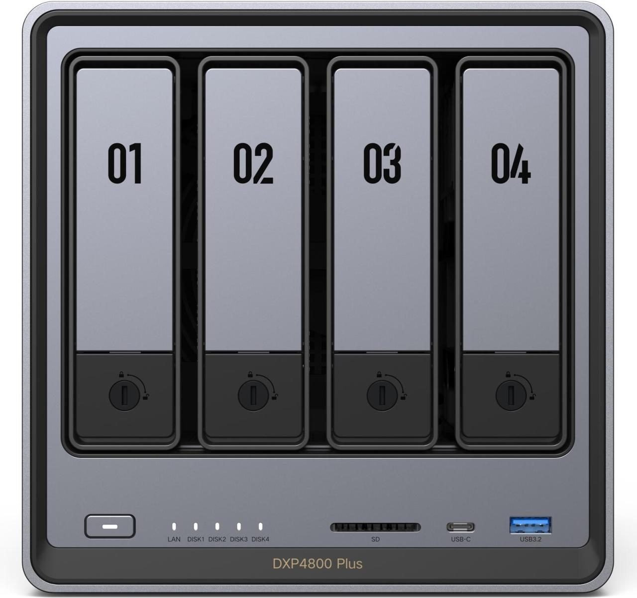 Thumbnail - 0 UGREEN NASync DXP4800 Plus 4 Einschübe NAS-Server Leergehäuse (35261)