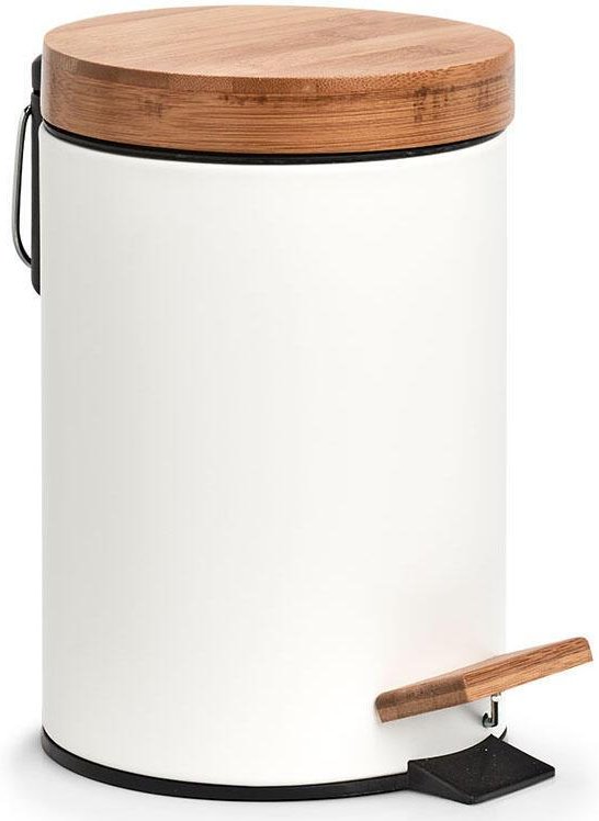 Zeller Kosmetikeimer 3,0 l Bambus-weiß