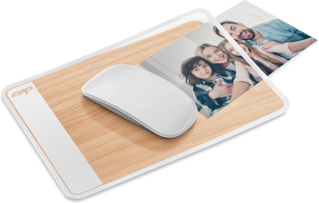 cep Mousepad weiß/buche