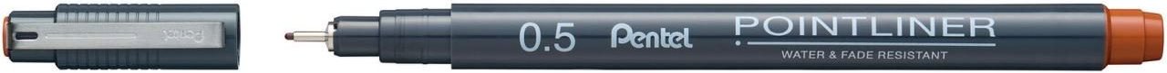 Pentel Pointliner Fineliner 0.5 mm Orange