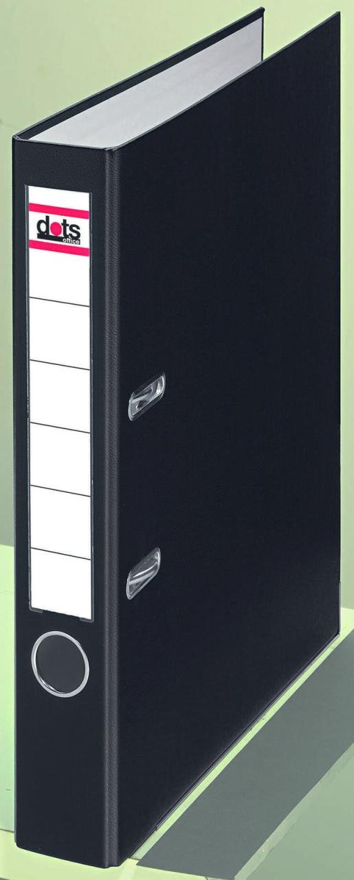 Thumbnail - dots Ordner Rückenbreite 5 cm DIN A4 Kunststoff schwarz