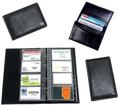 SIGEL Visitenkartenmäppchen 110 x 16 x 75 mm schwarz