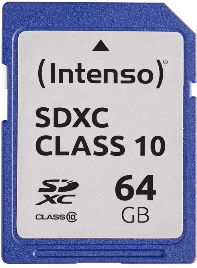 Intenso SD-Speicherkarte Class 10 - 64 GB