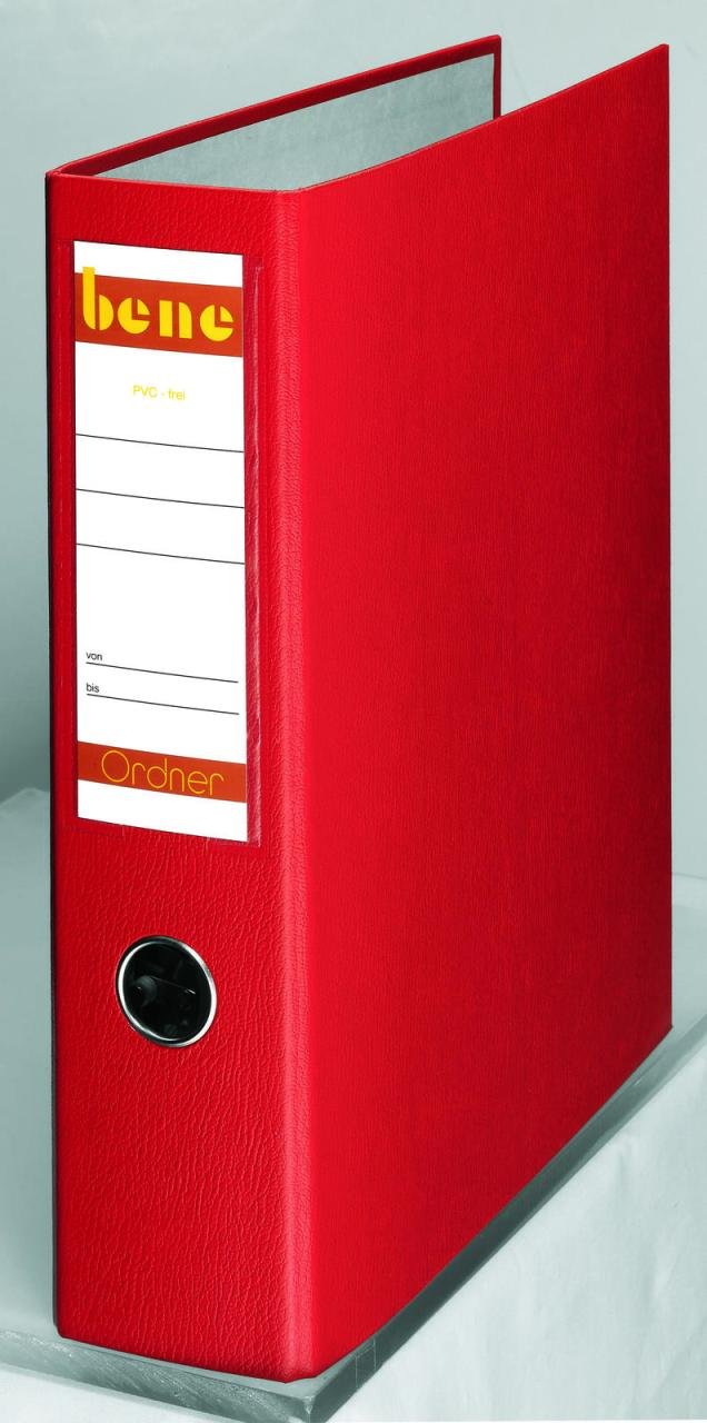 Thumbnail - bene Doppelordner 2x A5 quer Karton rot