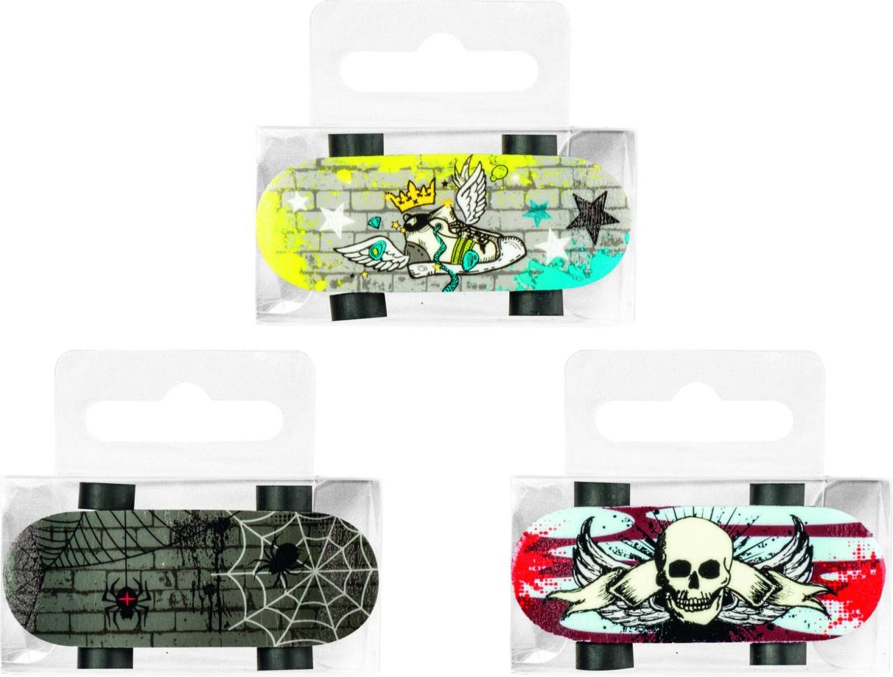 BRUNNEN Radiergummi gelb, grau, rot