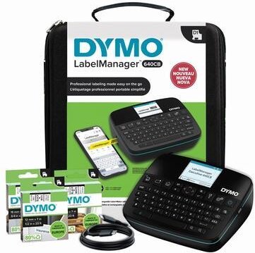 DYMO® LabelManager™ 640 CB, Beschriftungsgerät, QWZ-Tastatur, im KofferSet