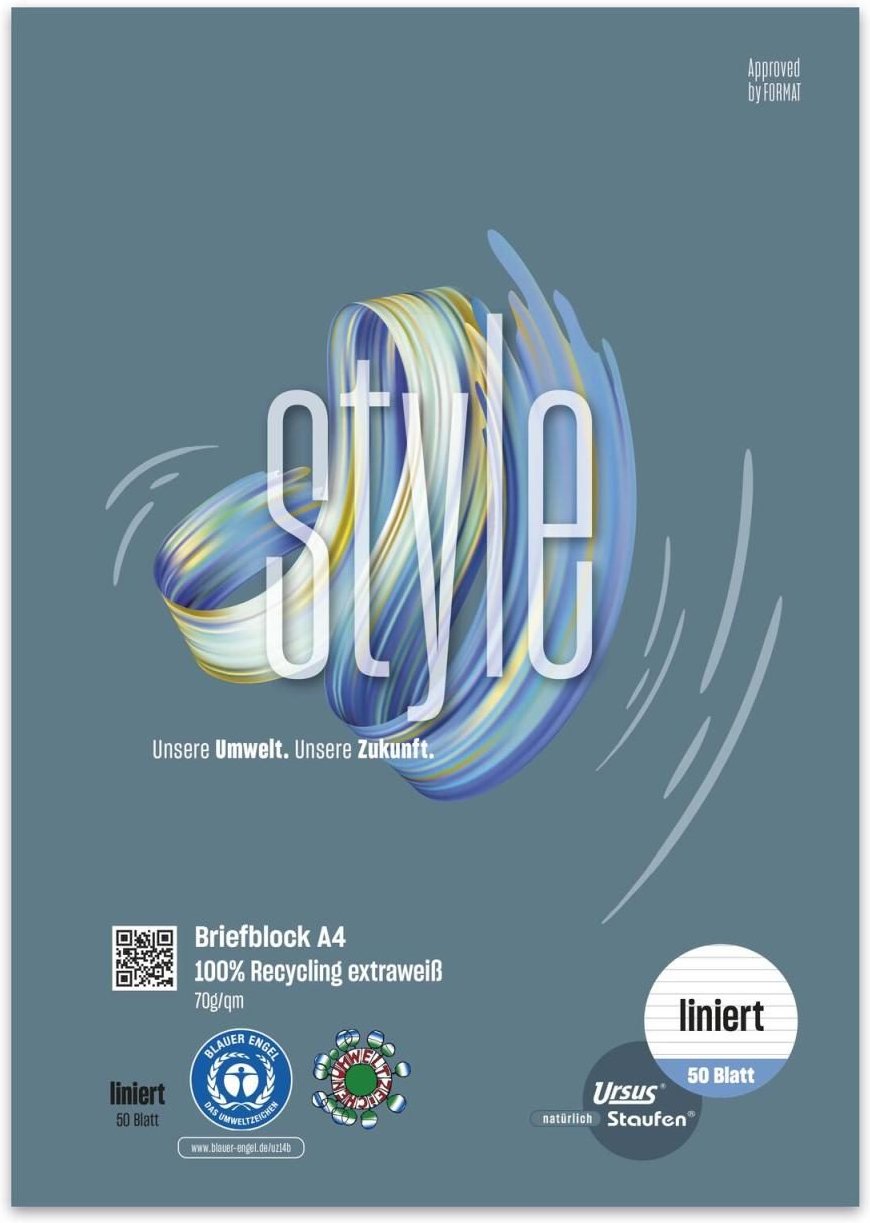 Staufen® Briefblock DIN A4 liniert