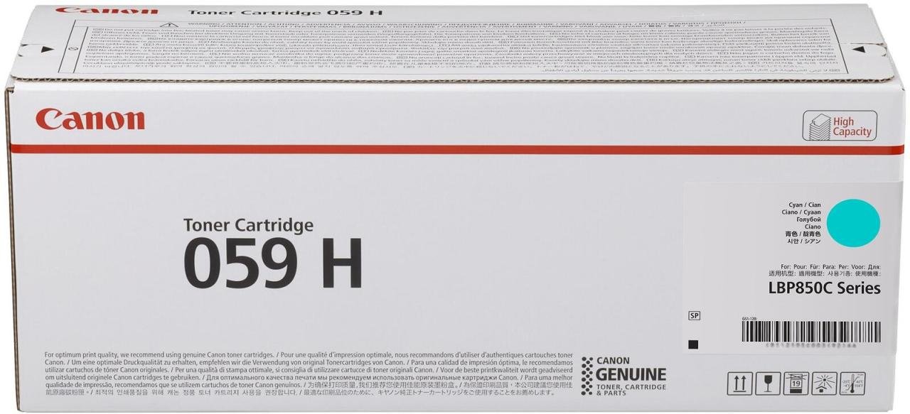 Canon Original 059H Toner - cyan bis zu 13.500 Seiten