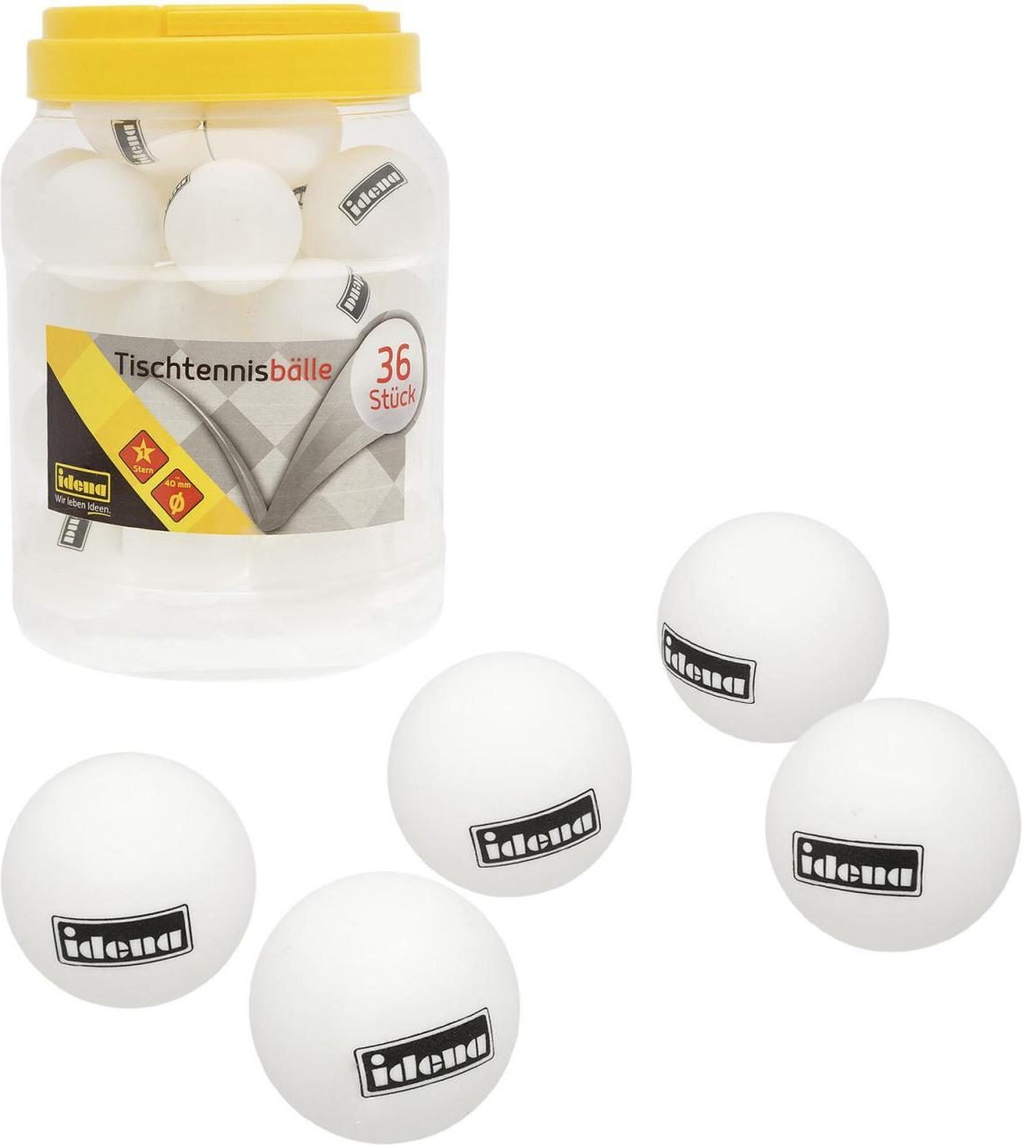 Thumbnail - Idena Tischtennisbälle 36 Stück