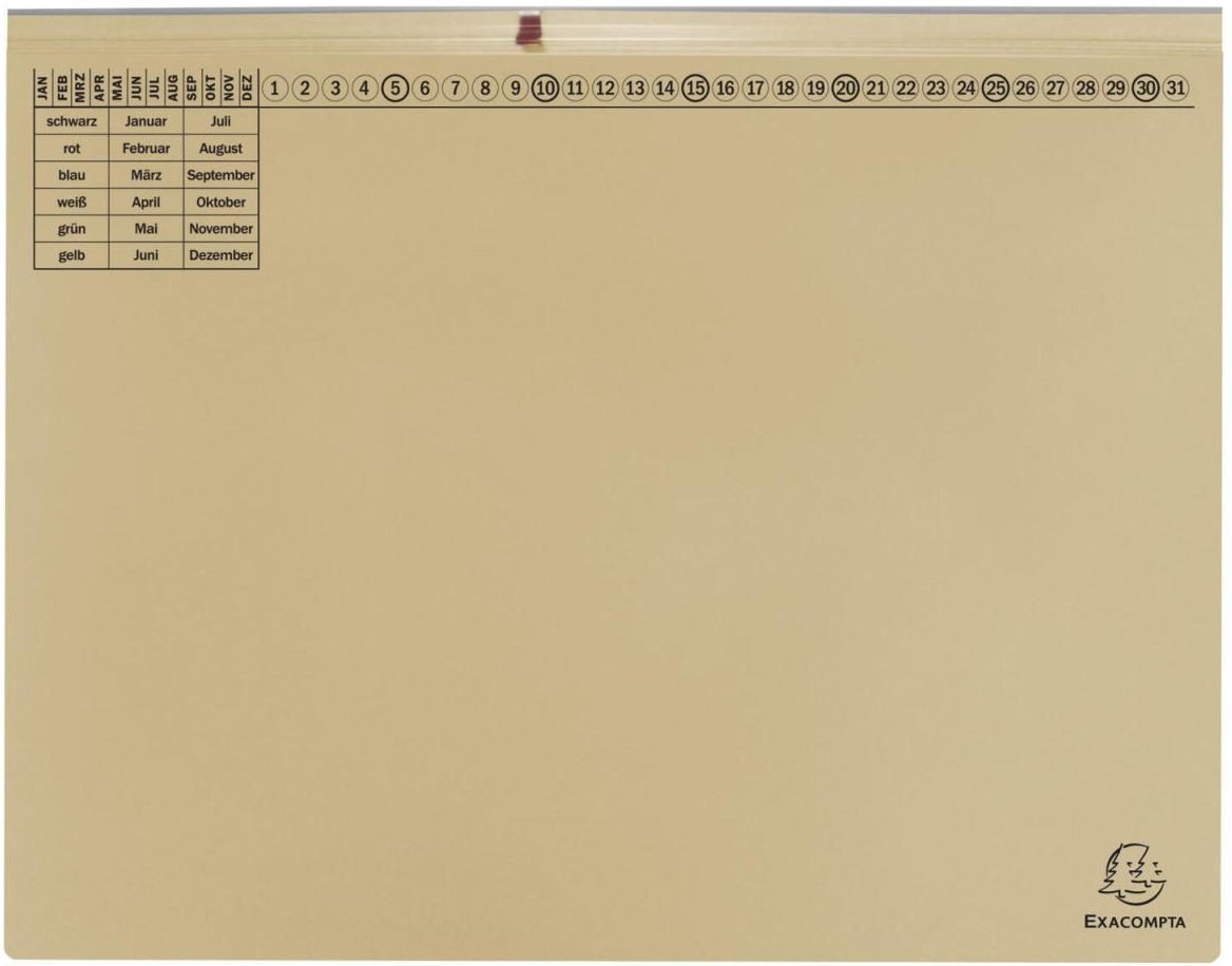 Exacompta Exaflex Premium Hängehefter Amtsheftung DIN A4 chamois