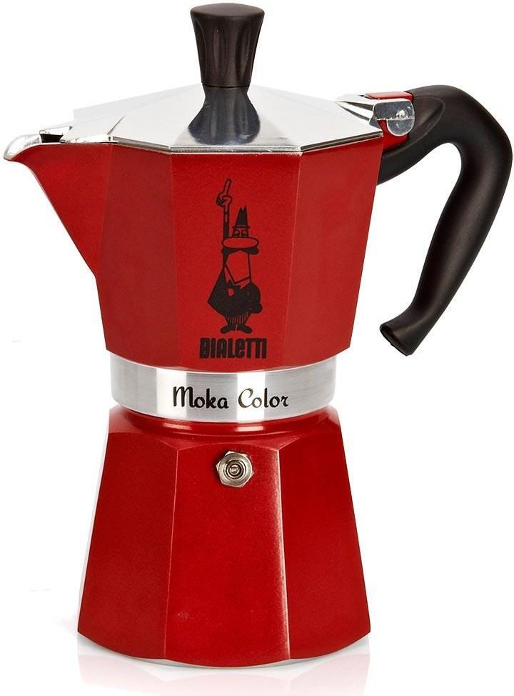 Bialetti Moka Express - rot - Aluminium - für 6 Tassen