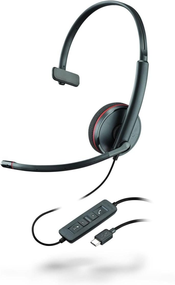 Poly Blackwire C3210 Mono Headset On-Ear
