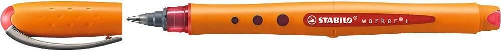 STABILO worker®+ Tintenroller orange 0,5 mm - rot