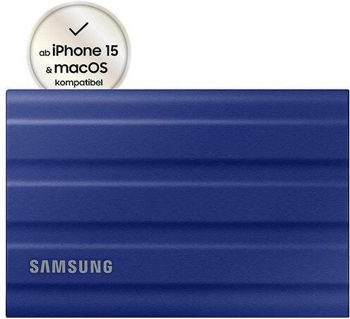 Samsung T7 Shield 1TB - Blau für PC/Mac