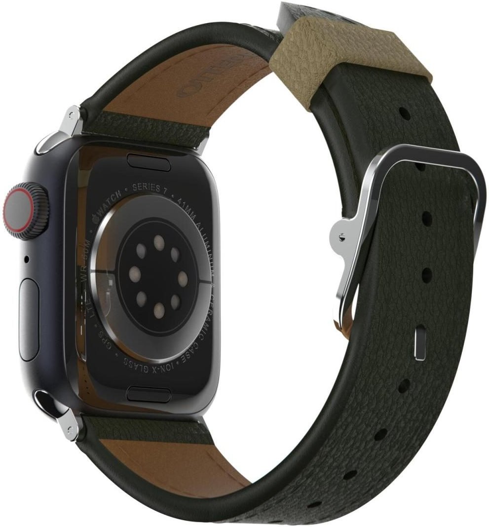 OtterBox Symmetry Cactus Leather Watch Band for Apple Watch 41/40/38mm Cactus Groove - green