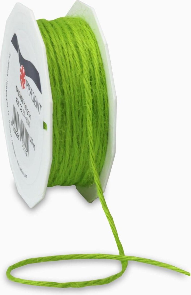 PRÄSENT Kordeln 2 mm x 25 m hellgrün