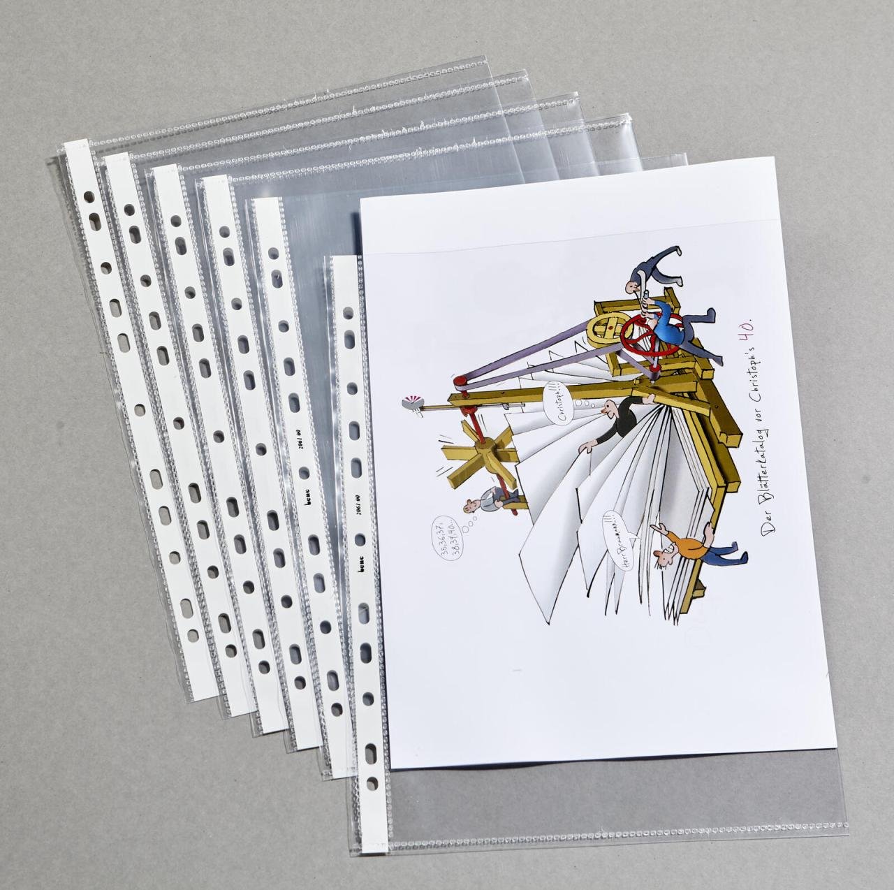 bene Prospekthüllen DIN A4 0.1 mm glasklar