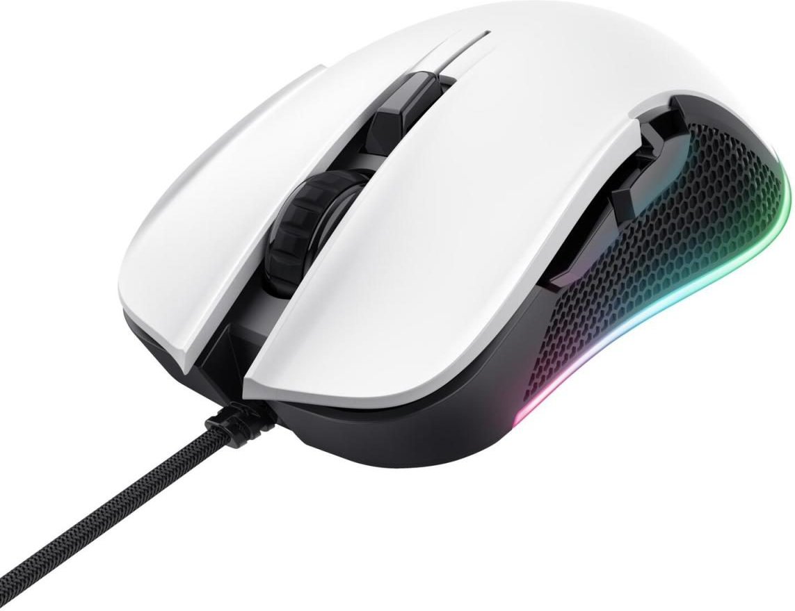 Trust Gaming GXT 922W Ybar Gaming-Maus - Weiß