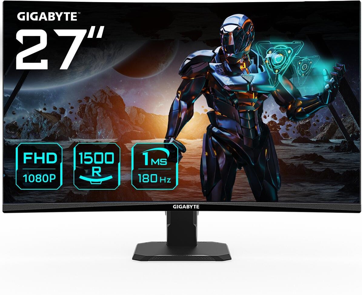 Thumbnail - GIGABYTE GS27FC FHD Curved Gaming Monitor