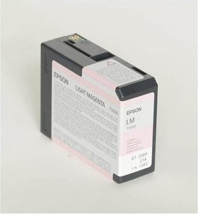 Epson Original T5806 Druckerpatrone magenta hell 80ml (C13T580600)