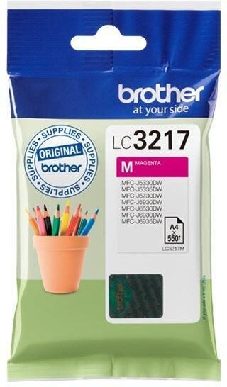 Brother Original LC-3217M Druckerpatrone magenta 550 Seiten (LC3217M)