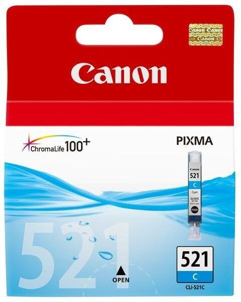 Canon Original CLI-521C Druckerpatrone cyan 500 Seiten (2934B001)