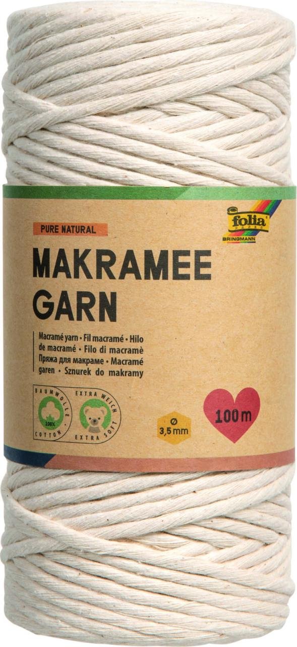 folia Makramee Garn natur