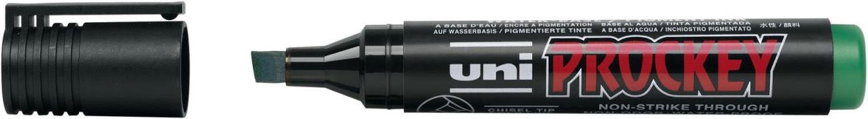 uni-ball Prockey Flipchart-Marker 4.0 - 12.0 mm Grün