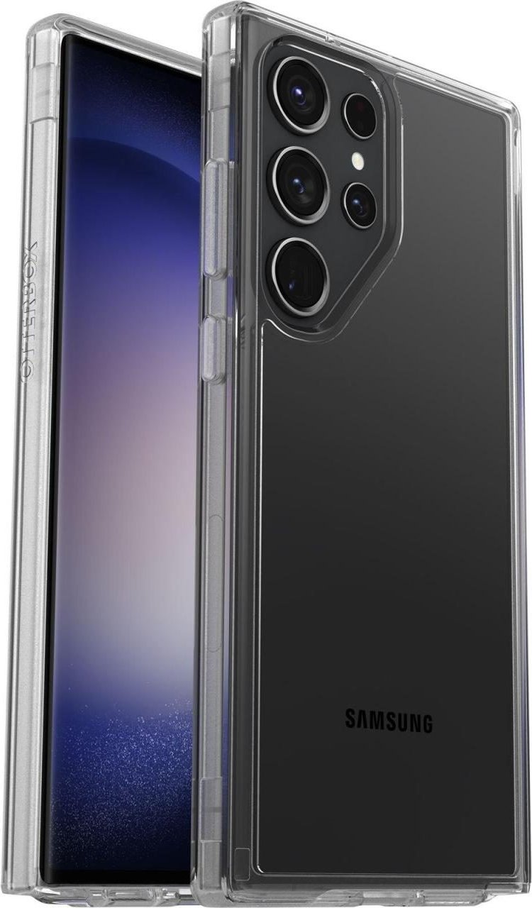 OtterBox Symmetry Clear Schutzhülle für Samsung Galaxy S23 Ultra (Transparent) - Bulk/ProPack