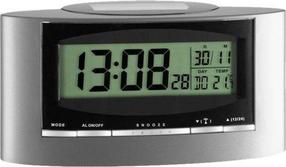 Thumbnail - TFA® digitaler Funkwecker 98.1071 silber
