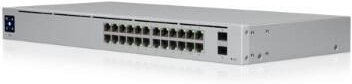 Ubiquiti UniFi Switch USW-24 managed Switch 24x 1GbE + 2x 1G SFP an Rack montierbar (USW-24)