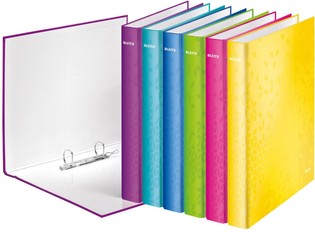 LEITZ Ringbuch 2-Ringe DIN A4 4 cm gelb