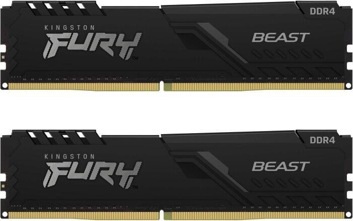 Kingston FURY Beast DIMM Kit 8GB, DDR4-2666, CL16-18-18