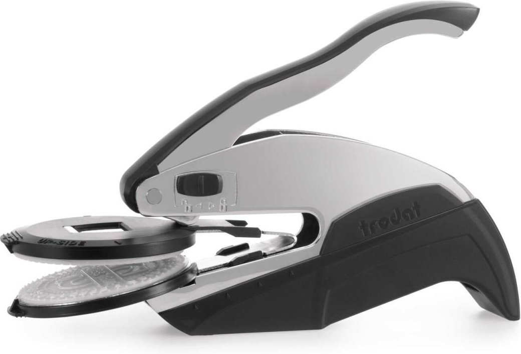 trodat Prägezange mit Logo 4,1 cm