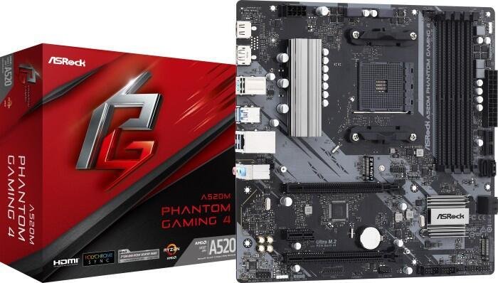 ASRock A520M Phantom Gaming 4