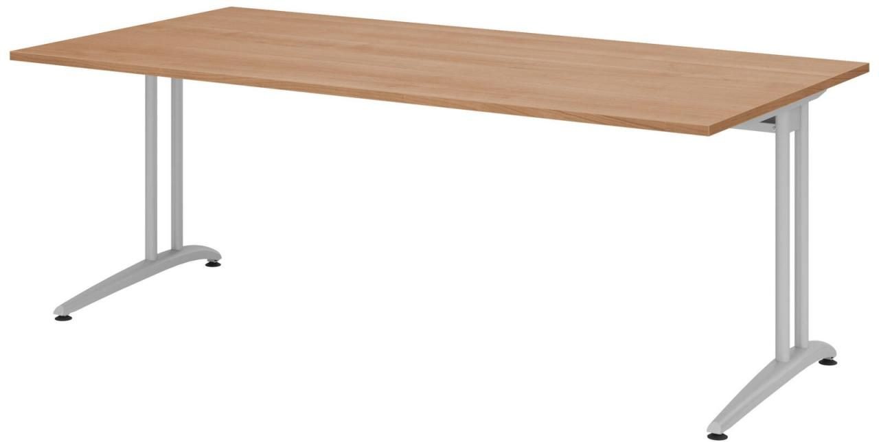 HAMMERBACHER Schreibtisch VBS2E/N/S nussbaum
