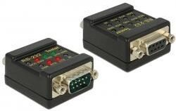 Delock RS-232 Tester DB9 Buchse zu DB9 Stecker